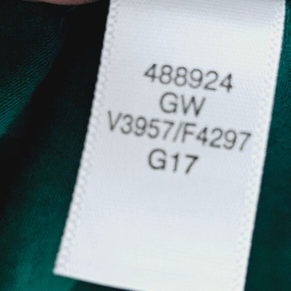 Lands End Polka-dot 3/4 Sleeve Knitted Top Women's Size 2X Green Casual Comfy - Picture 7 of 7